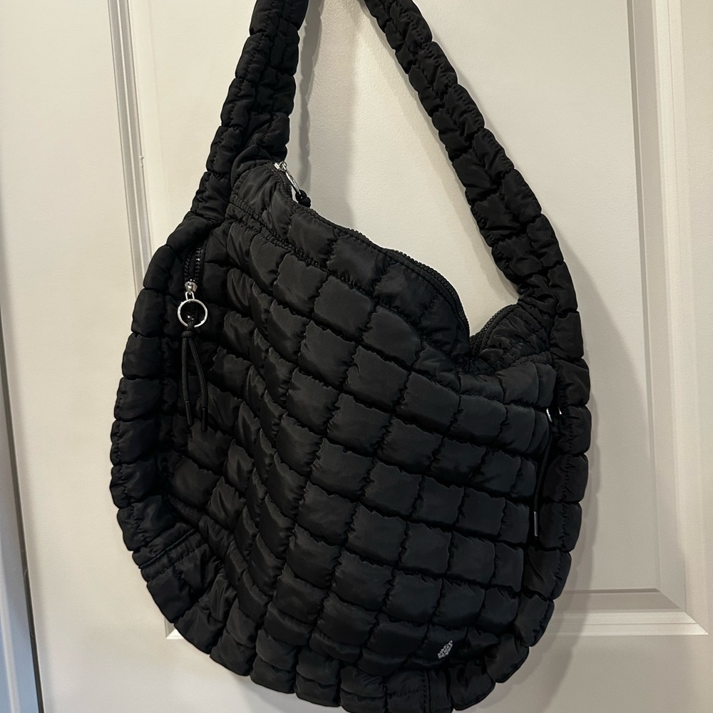 Black Quilted Shoulder Bag